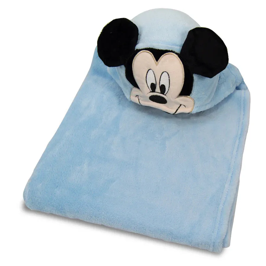 Disney Mickey Coral Fleece Blanket Hood