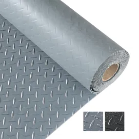 DIY Garage Floor Mat Roll 1/8" Thick Diamond 4.6x20