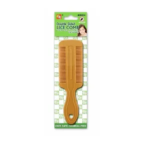 DOUBLE SIDED LICE COMB WITH HANDLE