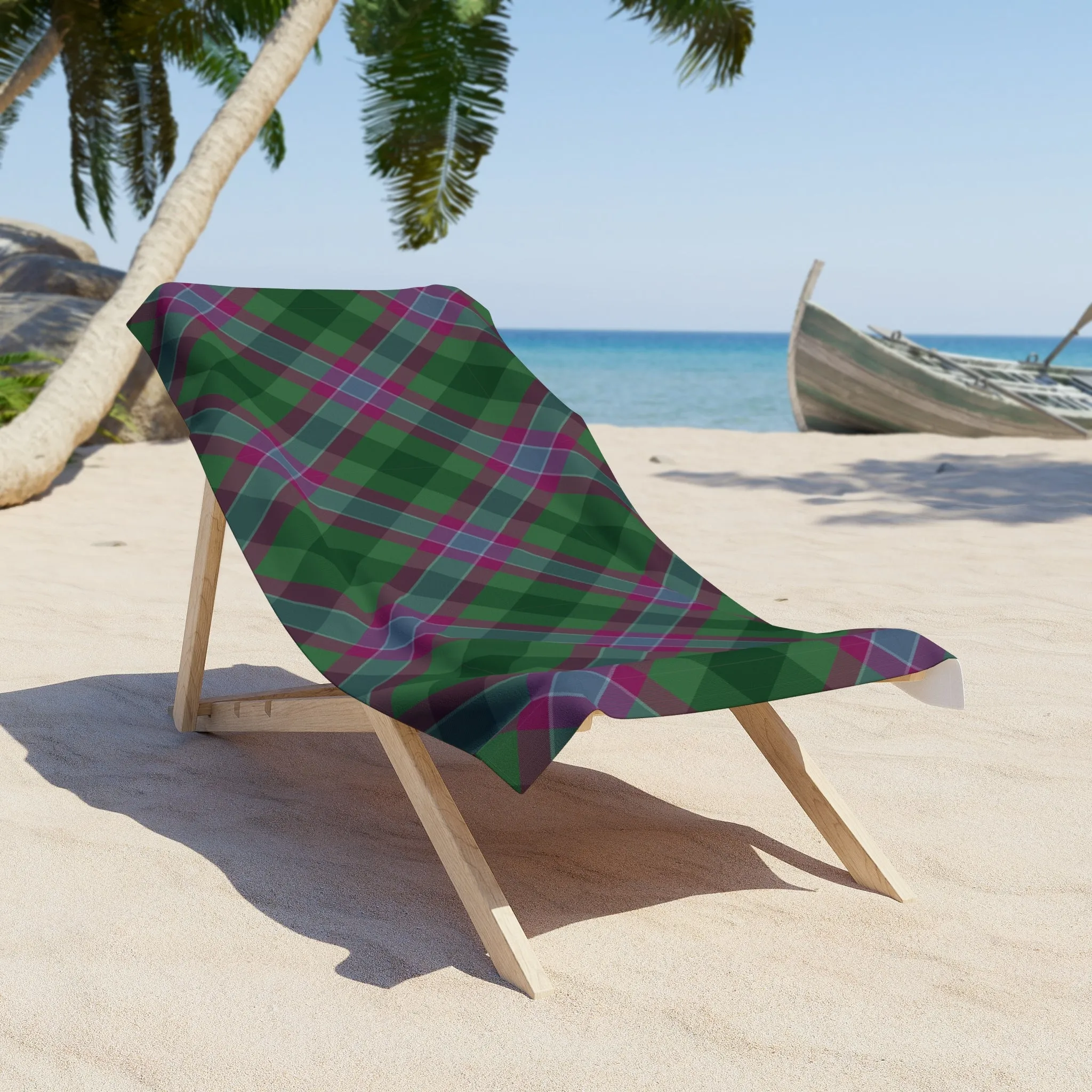 Dunans Rising Tartan Beach Towel