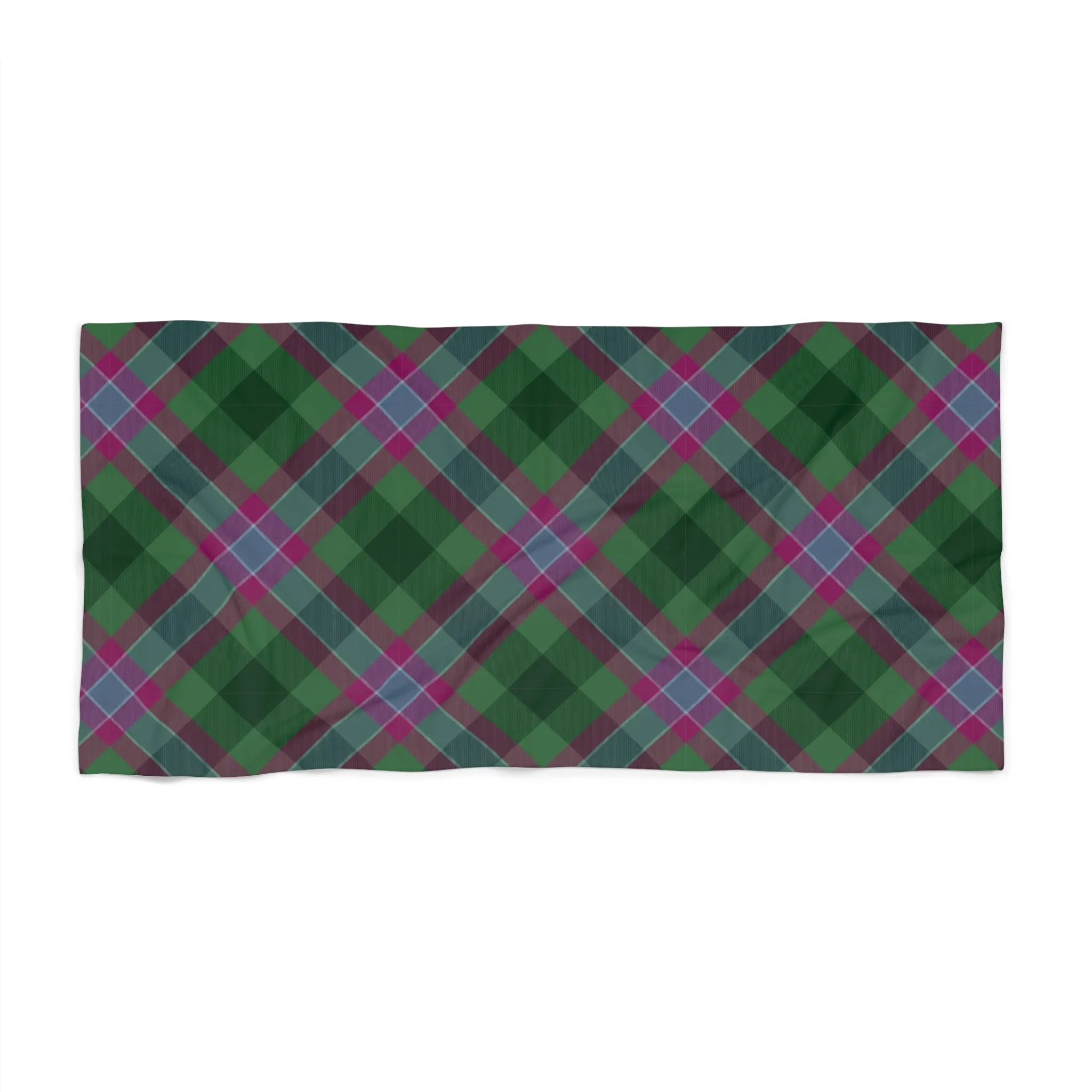 Dunans Rising Tartan Beach Towel