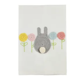 Easter Bunny Crochet Towel