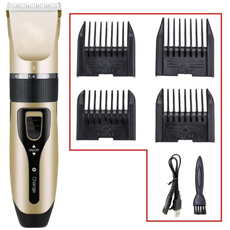 Electric Pet Clipper Dog Hair Clipper For Dogs Reachageable Trimmer Haircut Cat Hair Cutting Remover Machine  Grooming Kit