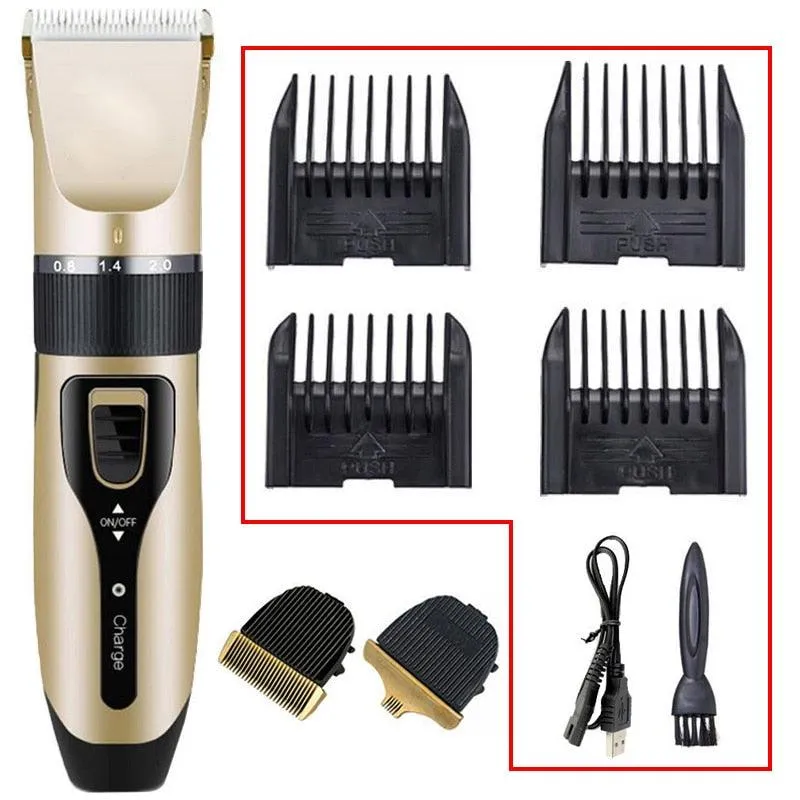 Electric Pet Clipper Dog Hair Clipper For Dogs Reachageable Trimmer Haircut Cat Hair Cutting Remover Machine  Grooming Kit