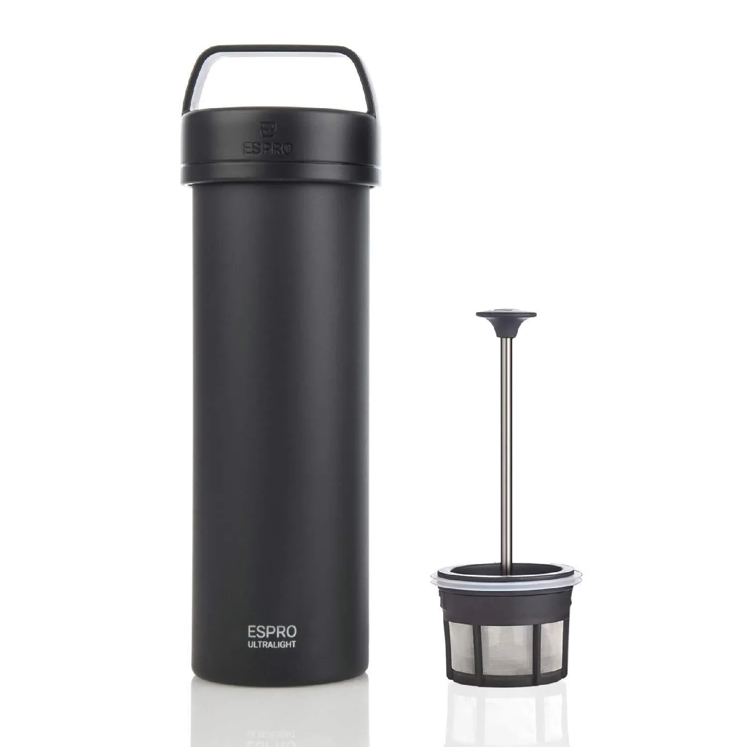 Espro Ultralight 16oz Portable Coffee Press Black