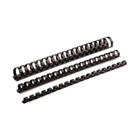 Fellowes Plastic Binding Coils 16mm Black Pack of 100