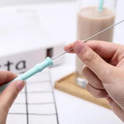 Foldable Silicone Straw Kit