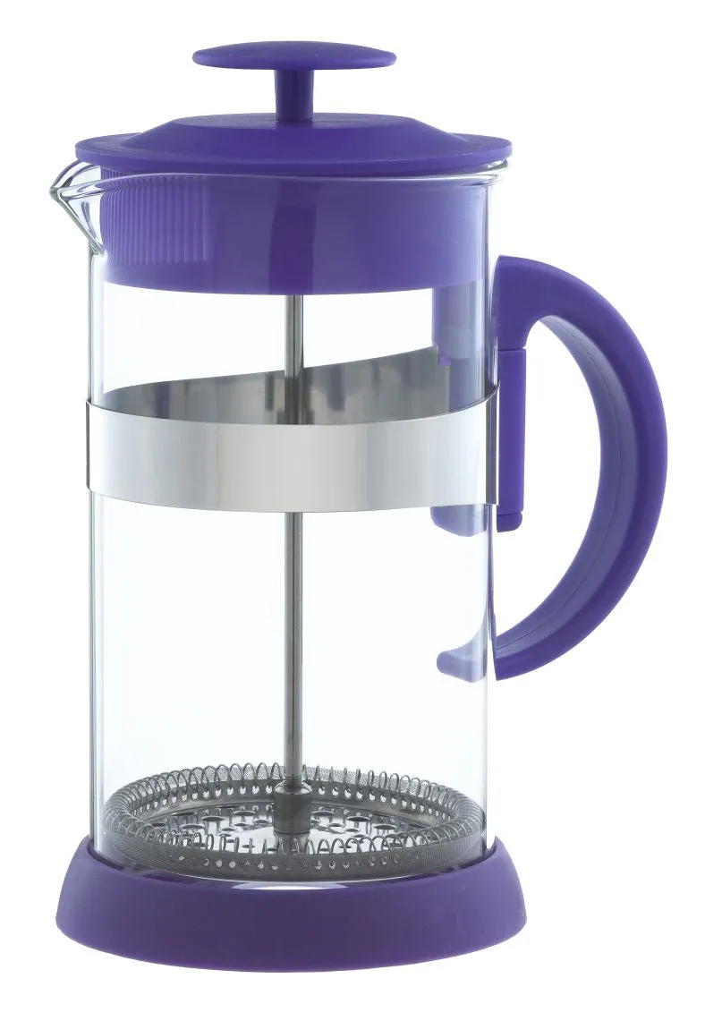 French Press: GROSCHE Zurich - Purple, available in 2 sizes, 8 cup and 3 cup