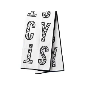 GLAM ROCK BEACH TOWEL / WHITE