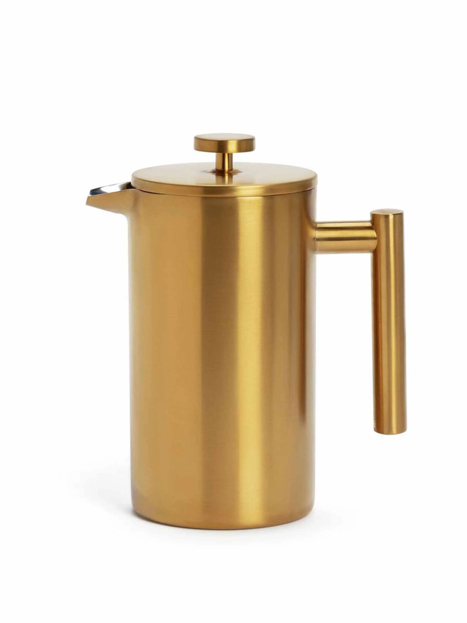 Gold cafetiere