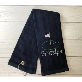 Grandpa Golf Towel