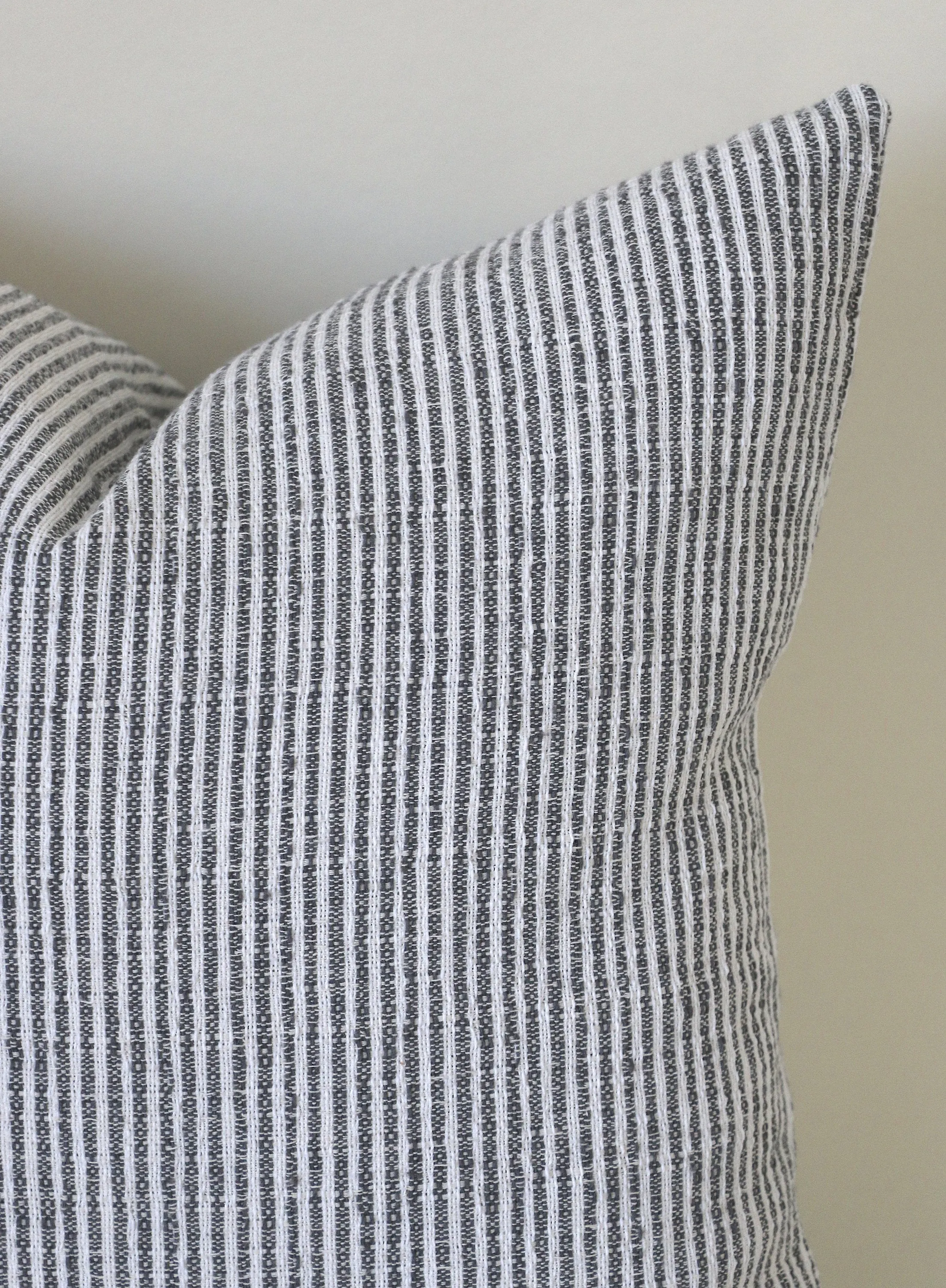 Grey Decorative Pillow / 10 Sizes / Hemp Throw Pillow Cover / Hmong Pillows / Couch Pillow Covers