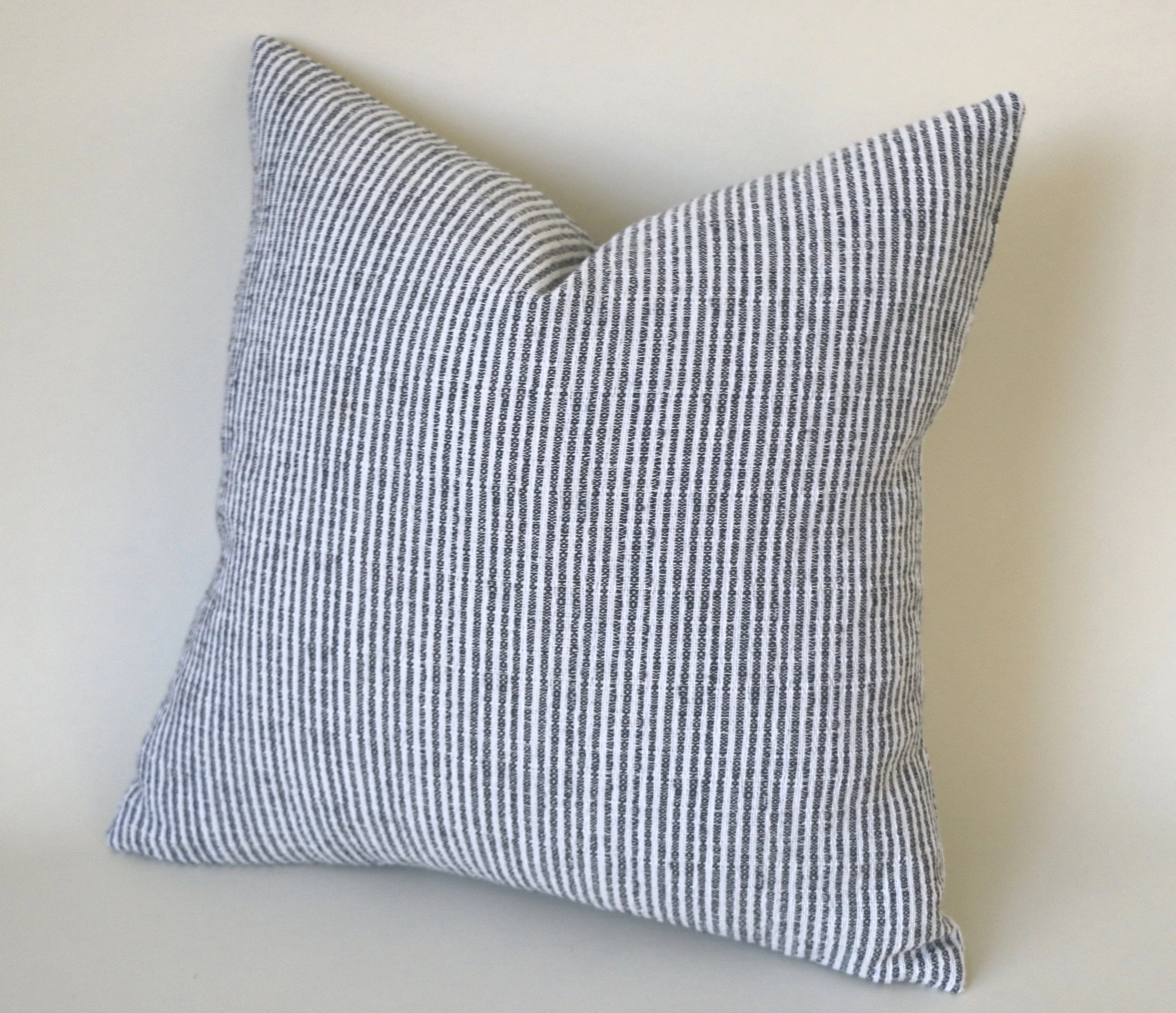 Grey Decorative Pillow / 10 Sizes / Hemp Throw Pillow Cover / Hmong Pillows / Couch Pillow Covers