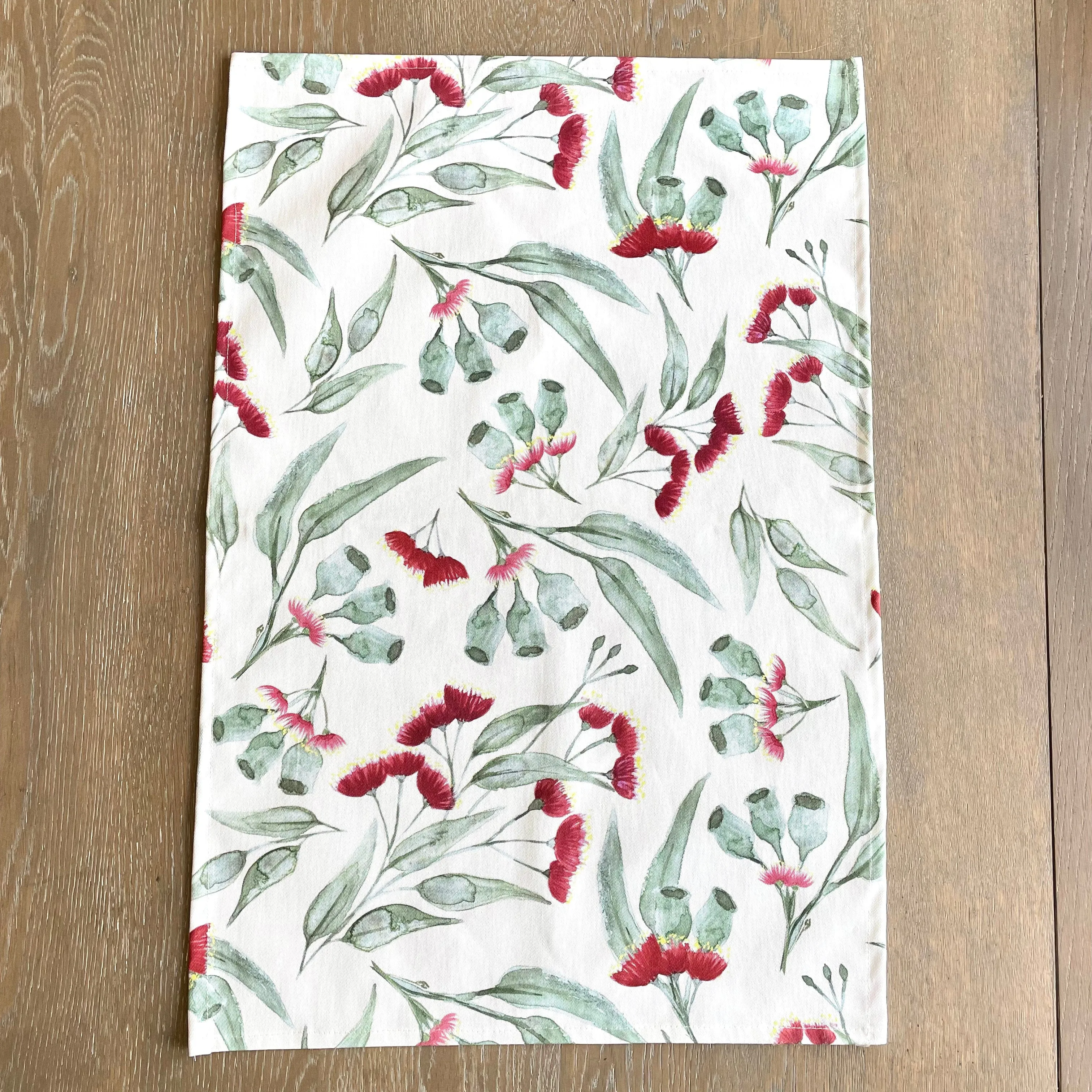 Gum Blossom Tea towel