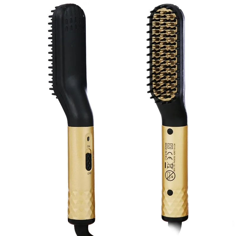 Hair Comb Brush Beard Straightener Multifunctional Hair Straightening Comb Hair Curler Quick Beard Hair Styler Styling Tools