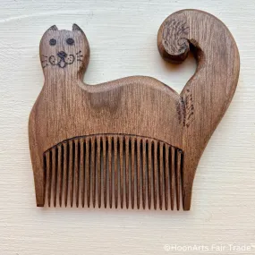 Hand Carved Tiny Animal Combs