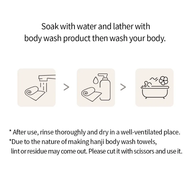 Hanji Body Wash Towel