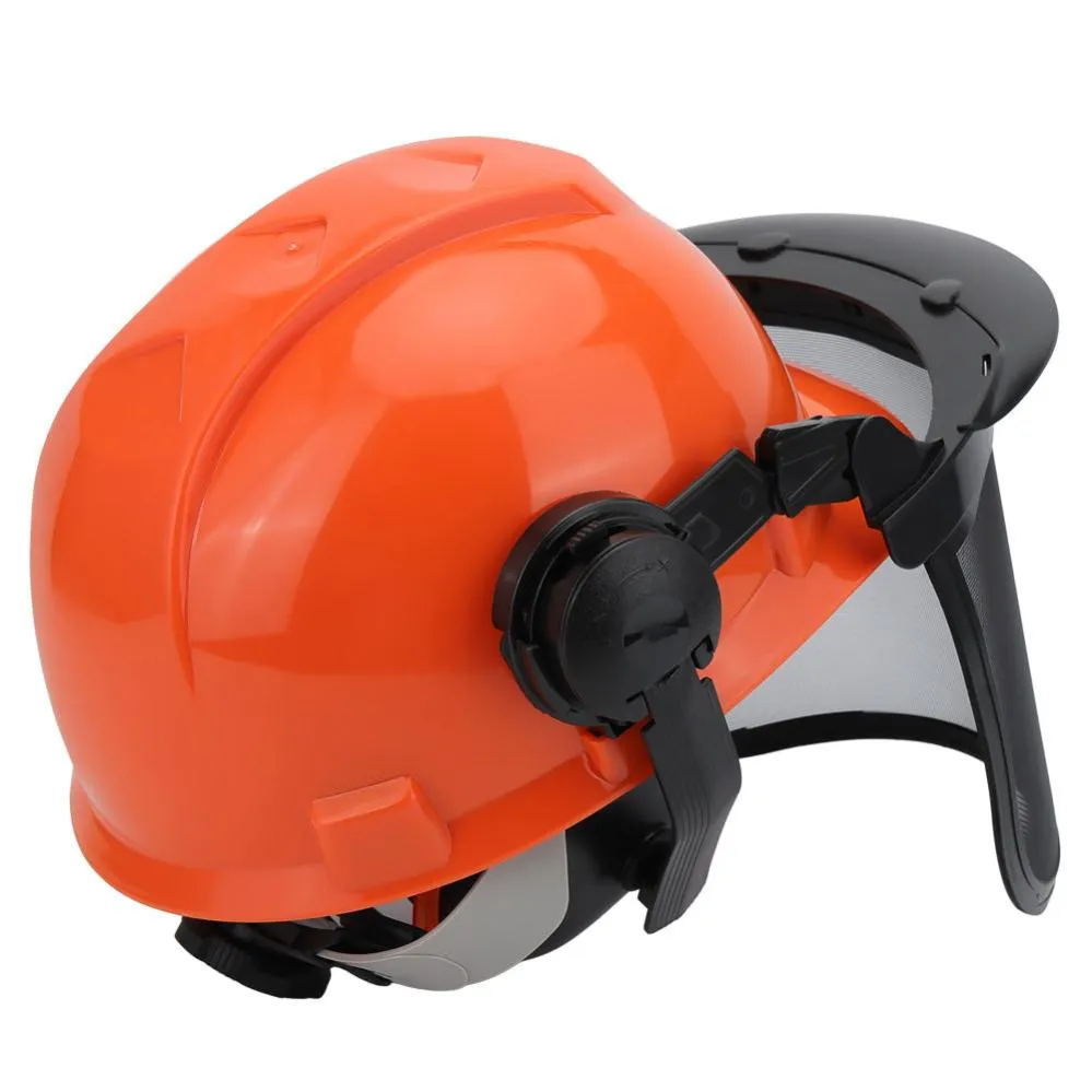 Hipa Chainsaw Helmet with Visor 52-66cm Head Circumference Industrial Forestry Safety Helmet for Chainsaw Trimmer Pole Pruner