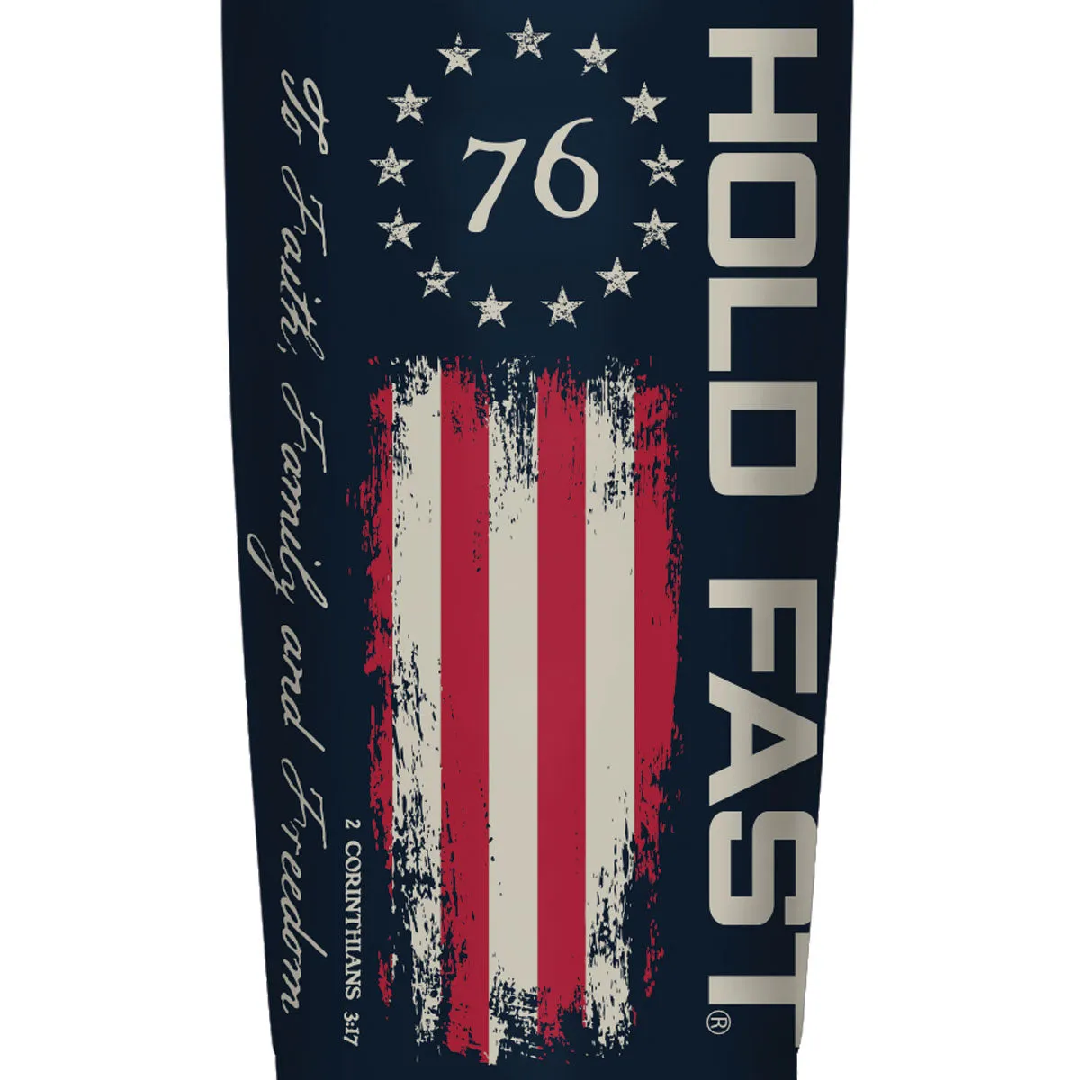 HOLD FAST 20 oz Stainless Steel Tumbler 76 Flag