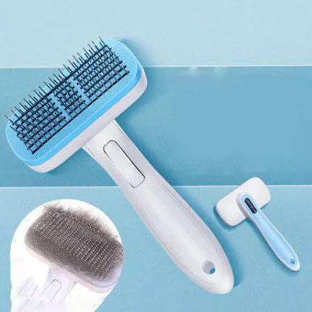 Hoopet Pin Brush - Blue