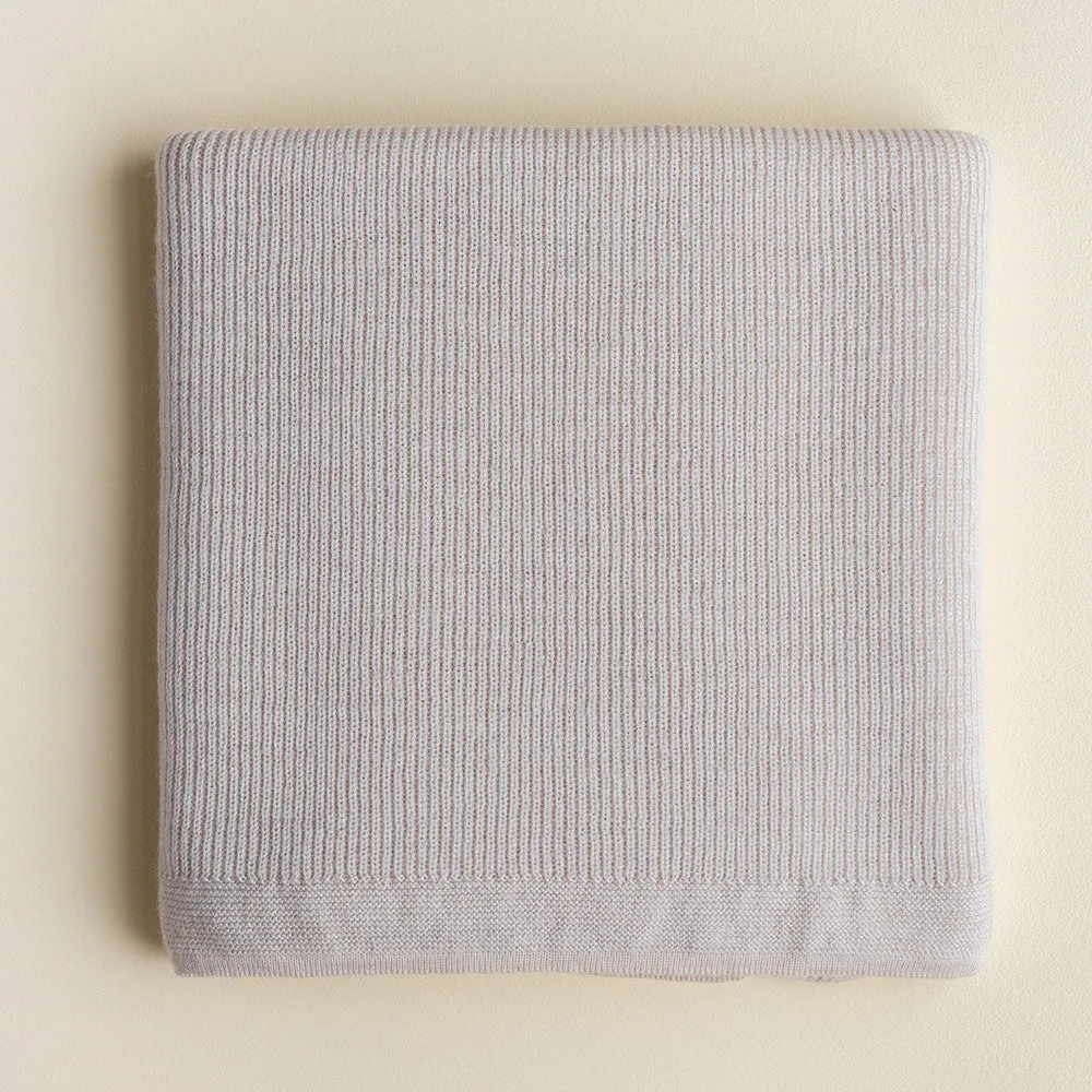 Hvid Felix blanket - 100% Merino wool - Medium thick knit