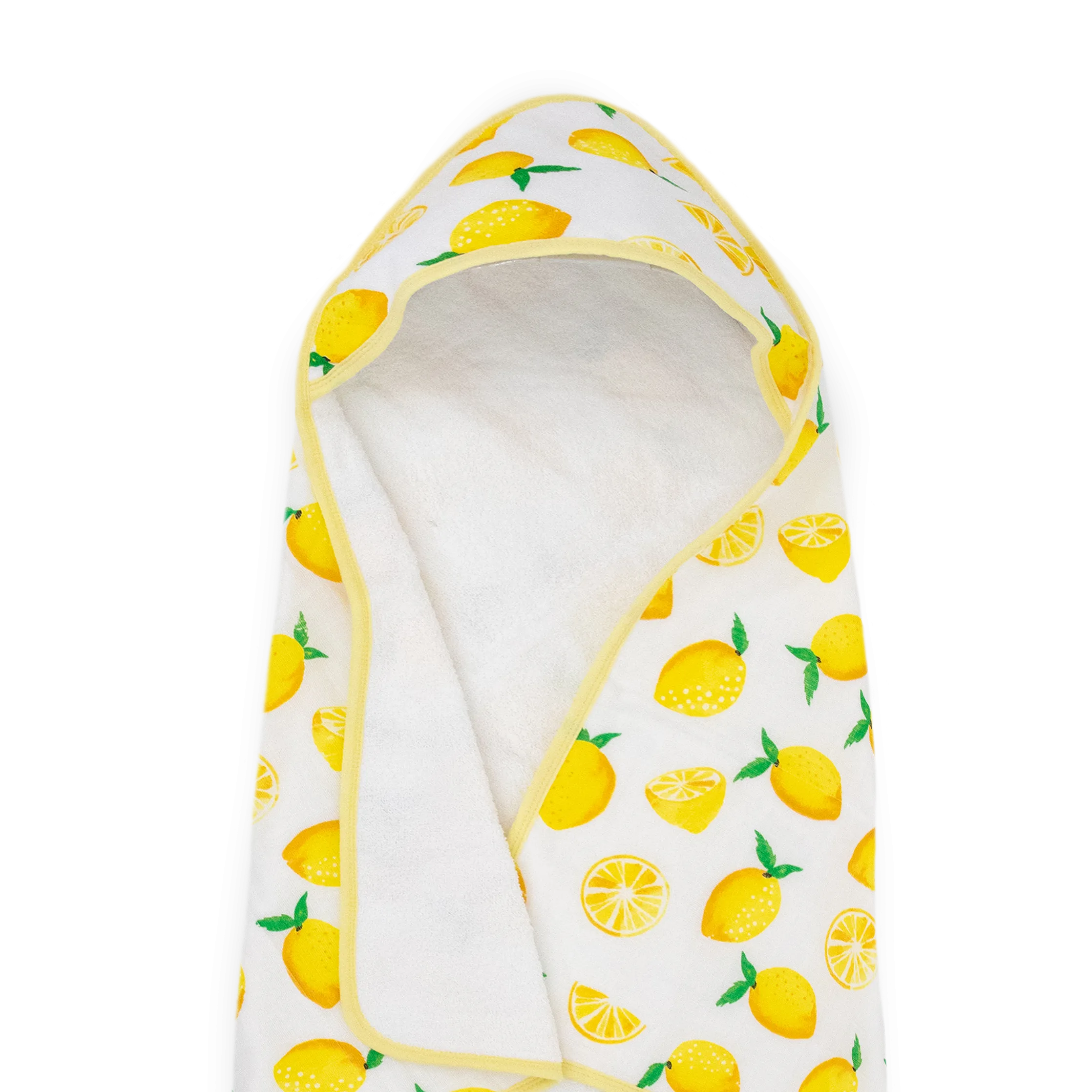 Infant Hooded Towel - Lemon