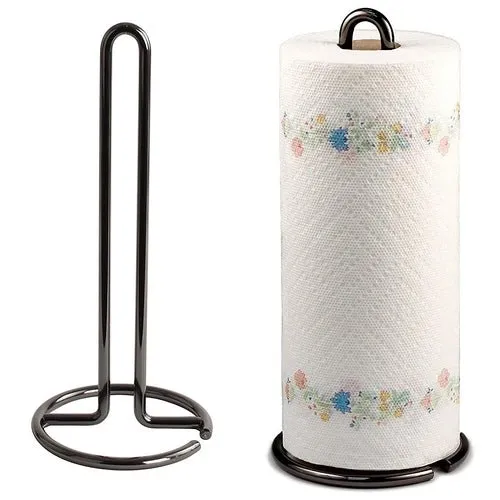 Iron Kitchen Tissue Paper roll Holder 5 x 5 x 11.5 Inches