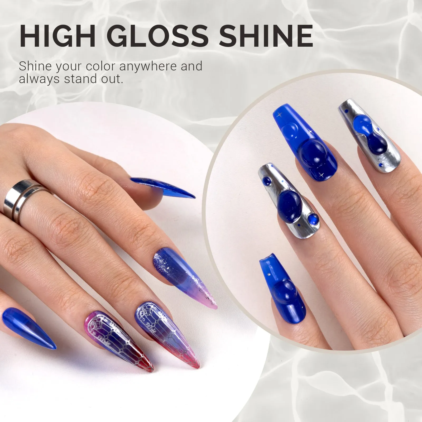 Jeweliver Jelly Gel Polish 15ml - Blue Tanzanite - JDZ54