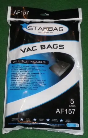 Karcher 2001, ShopVac, Alto Attix 3 Vacuum Cleaner Bags (Pkt 5) - Part # AF157