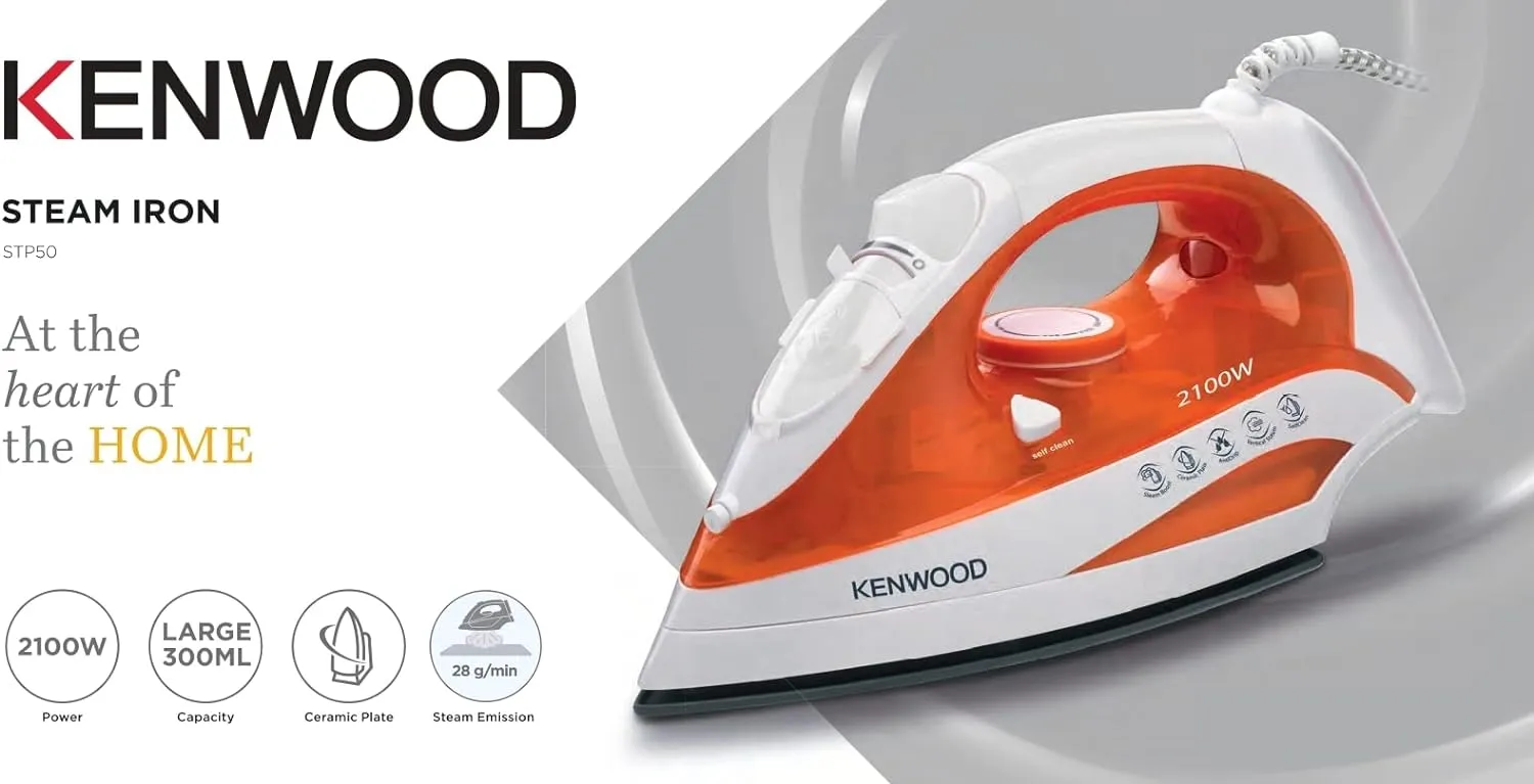 Kenwood 2100W Steam Iron, KNW.STP50.000WO