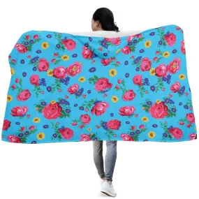 Kokum Ceremony Sky Hooded Blanket