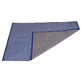 Kuber Industries PVC Reversible Food Mat Bed Server 36"x35.5"(Blue & Red)-CTKTC28670