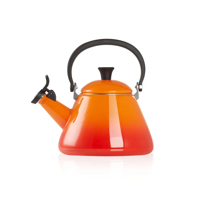 Le Creuset Kone Kettle with Fixed Whistle 1.6 litre Volcanic