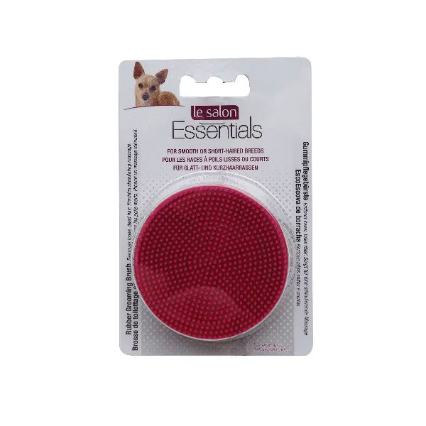 Le Salon Dog Round Rubber Grooming Brush