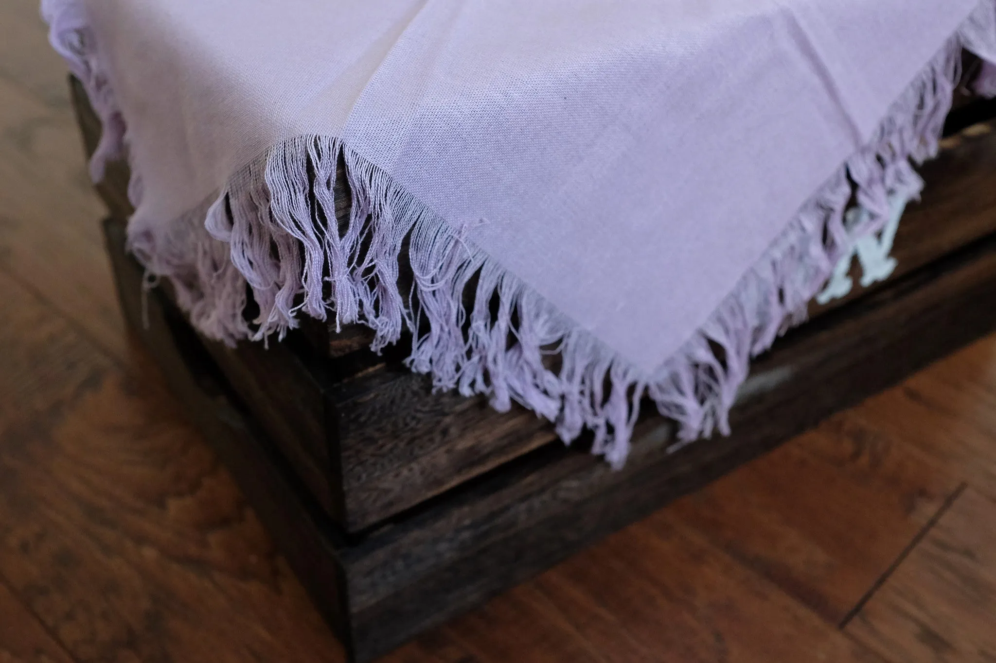 Linen Blanket - Light Lilac