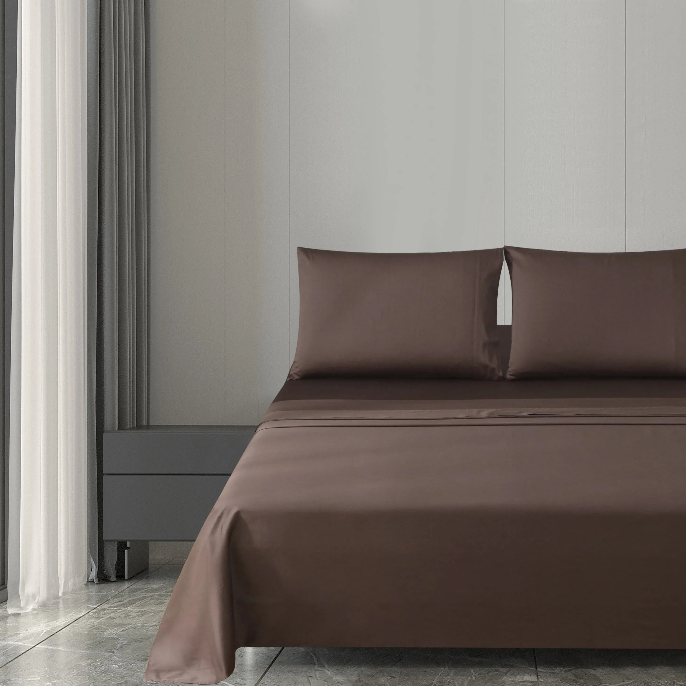 Linenova 500 Thread Count 100% Cotton Bed Sheet Set