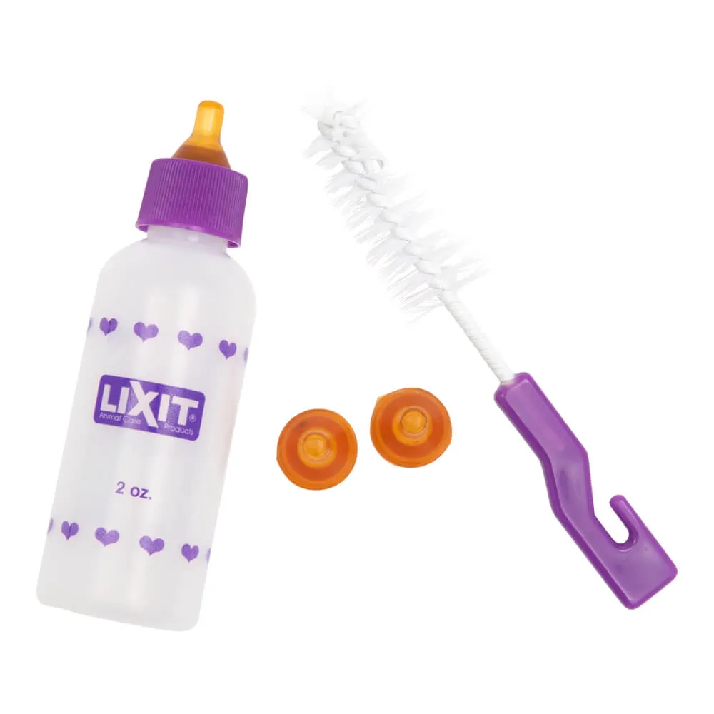 Lixit Bottle Nursing Kit, Baby Animal, 2 oz