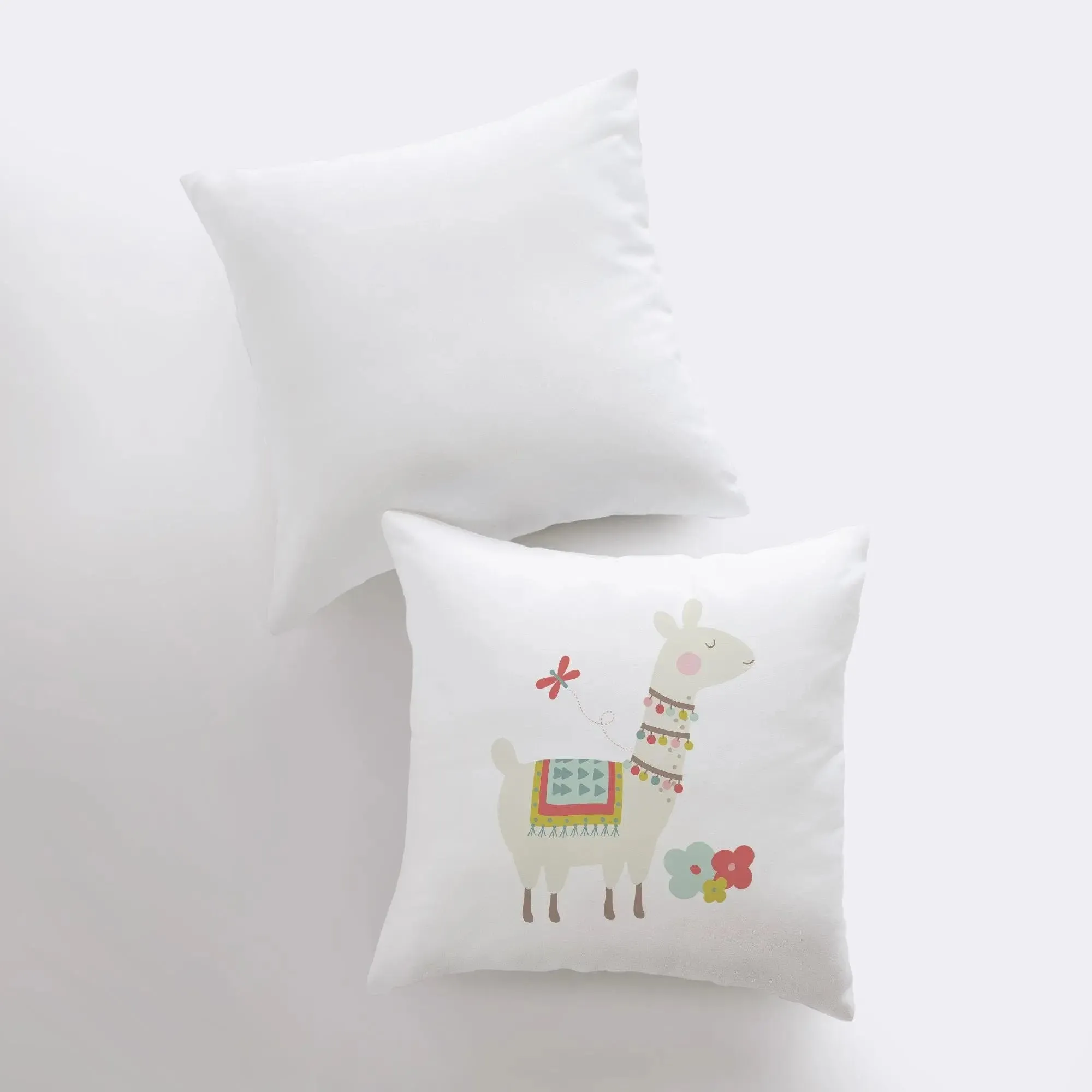 Llama with Necklace | Alpaca Pillow | Cactus Pillow | Southwest | Throw Pillow