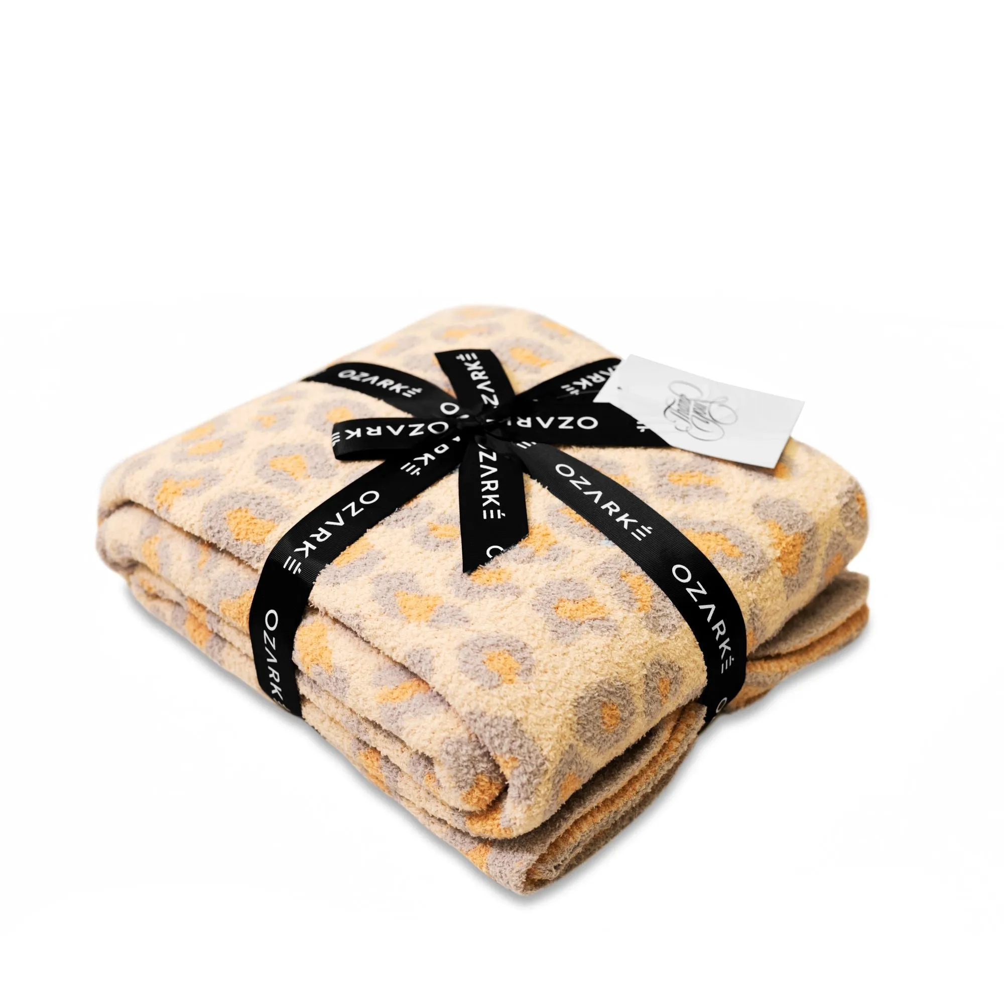 Luxe Animal Print Throw Blanket