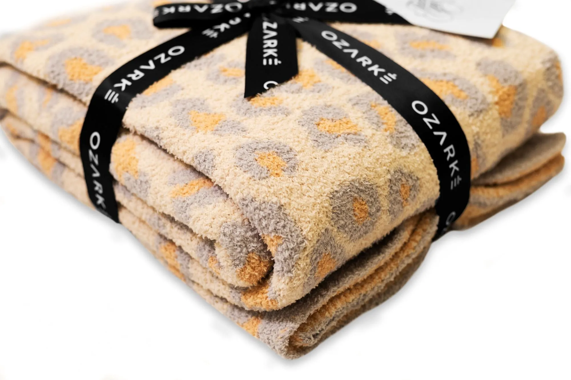 Luxe Animal Print Throw Blanket