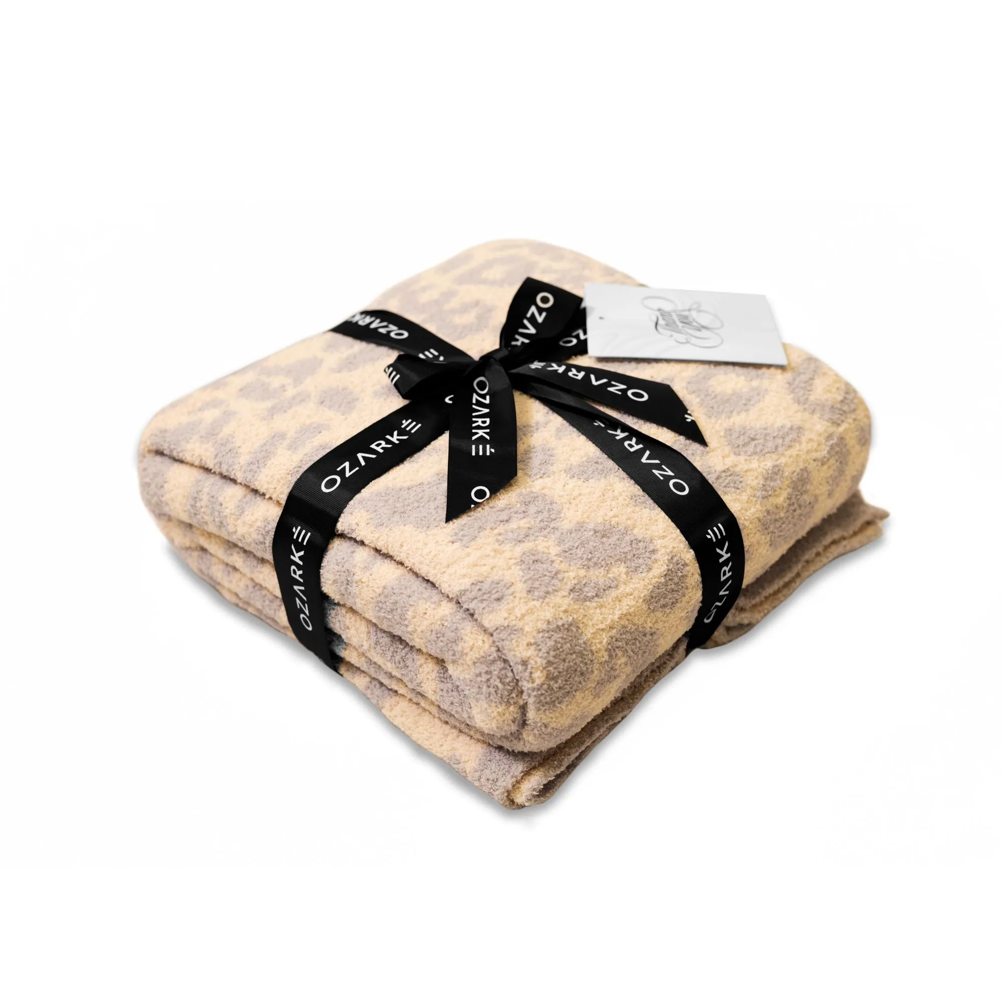 Luxe Animal Print Throw Blanket