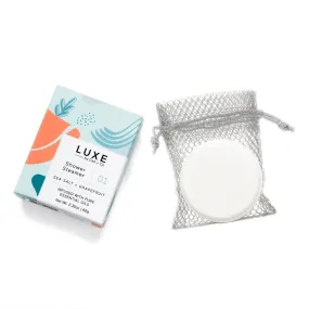 Luxe Sea Salt   Grapefruit Shower Steamer Fizzy Bomb