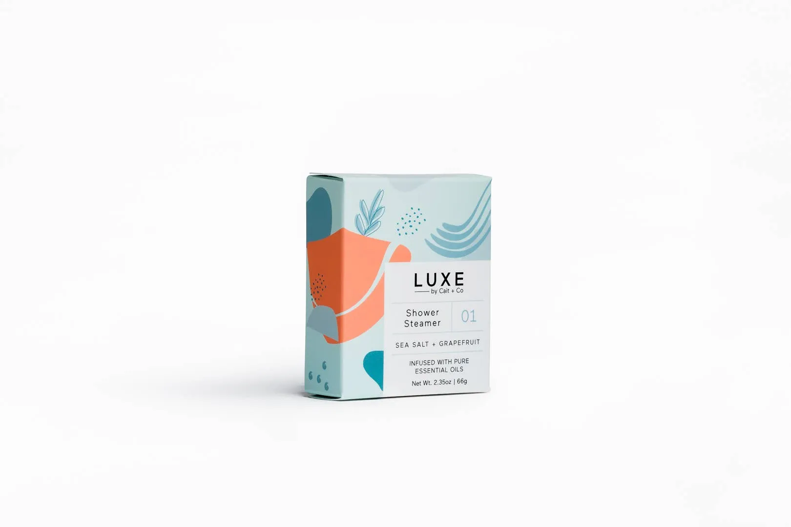 Luxe Sea Salt   Grapefruit Shower Steamer Fizzy Bomb