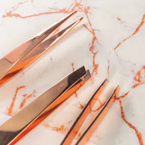 Luxe Tweezer Set-Rosegold