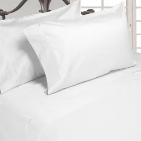 Luxury 600 Thread Count 100% Egyptian Cotton California King Sheet Set In White