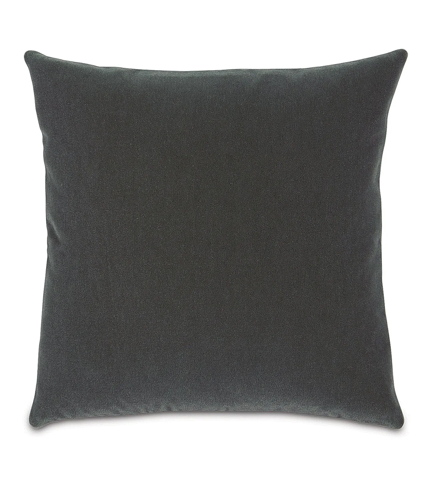 Luxury Mohair Decorative Pillow Cover in Persian Gray