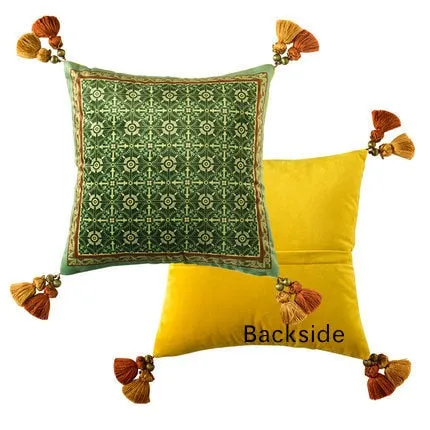 Luxury Vintage-Inspired French Victorian Velvet Floral Pillow Cover Collection