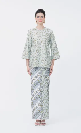 Magnolia Kurung Kedah in Gray Olive