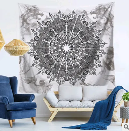 Mandala tapestry wall hanging beach towel blanket