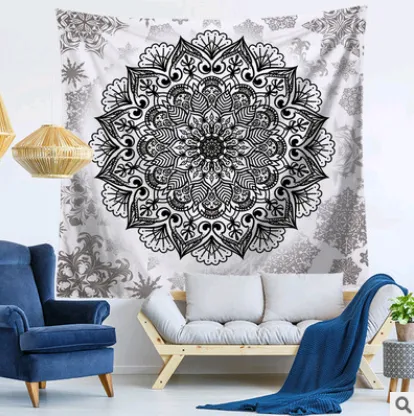 Mandala tapestry wall hanging beach towel blanket